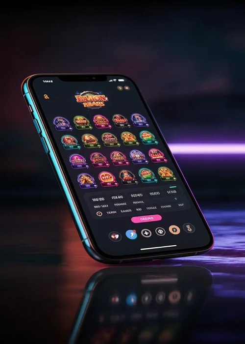 Buntes Interface der Kakadu Casino Webseite mit Spielauswahl, VIP-Symbolen und prominentem Banner für neue Spieler